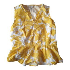 GAP Gold Peplum Blouse